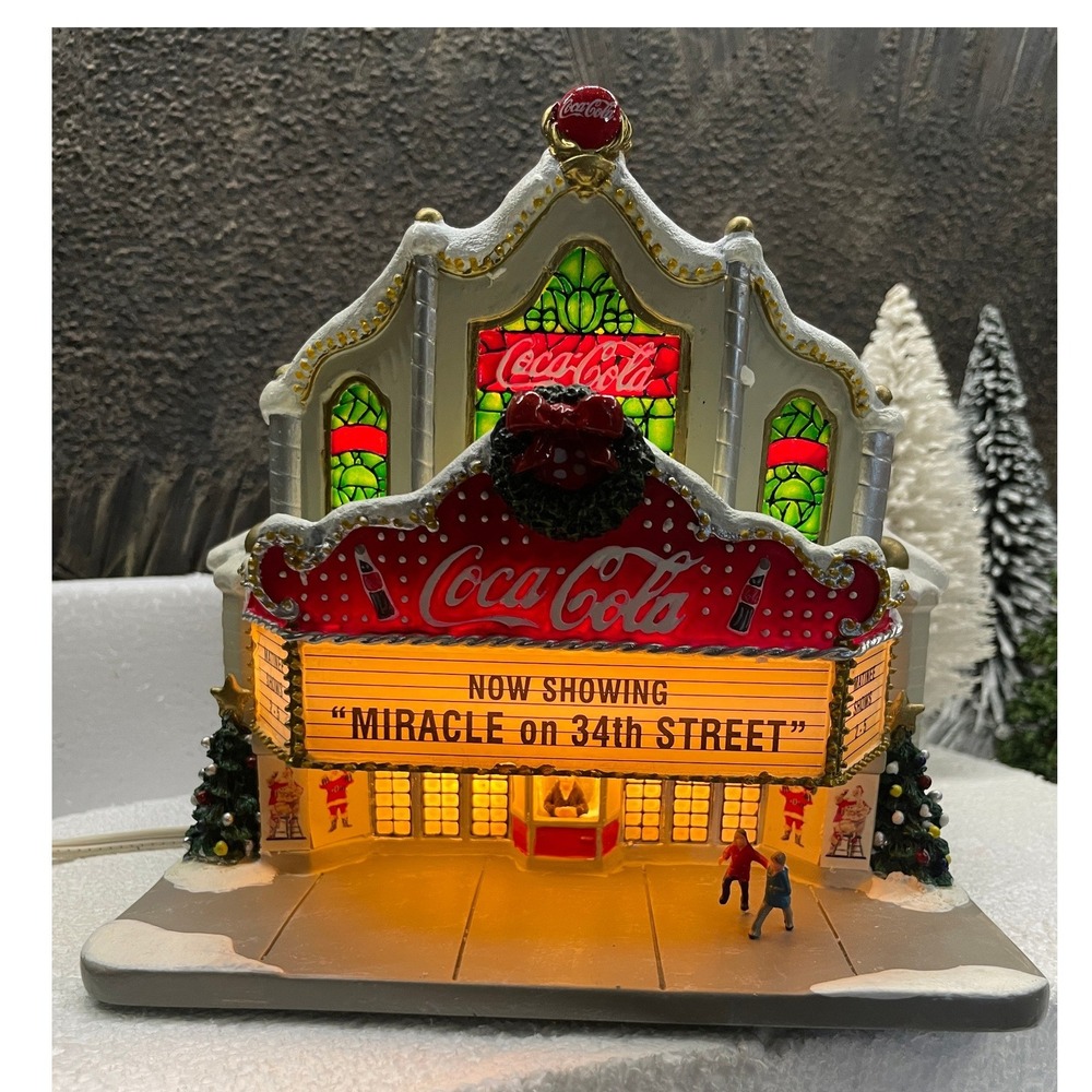 Hawthorne Village COCA-COLA THEATER Christmas Holiday Village 79242 Lighted